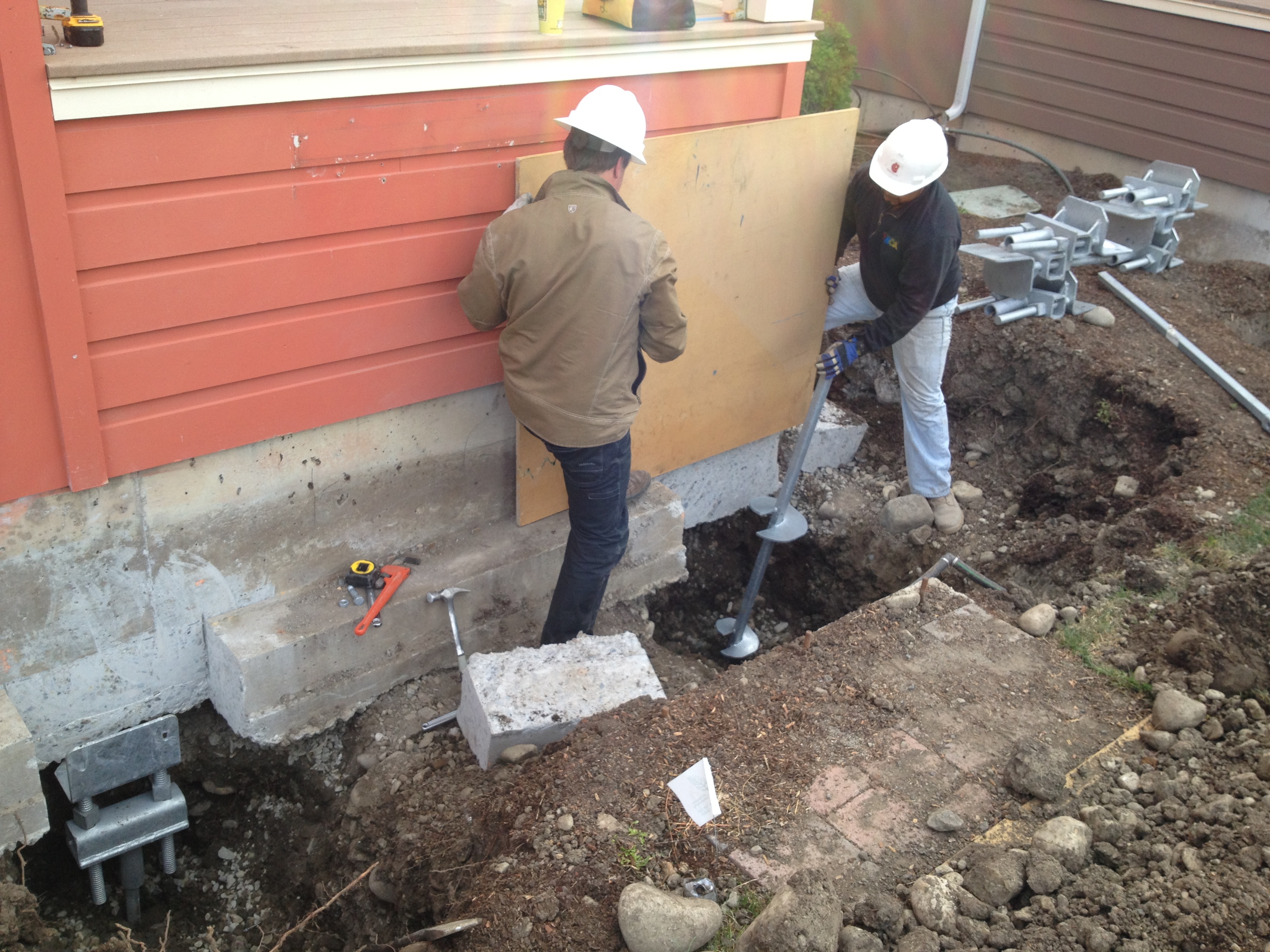 Underpinning Residential Structure